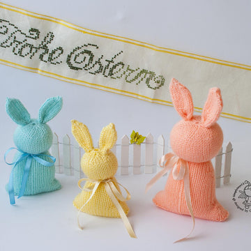 Three Easter Waldorf Bunny