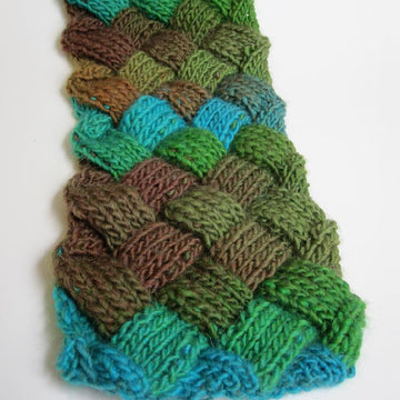 Evan Entrelac Scarf