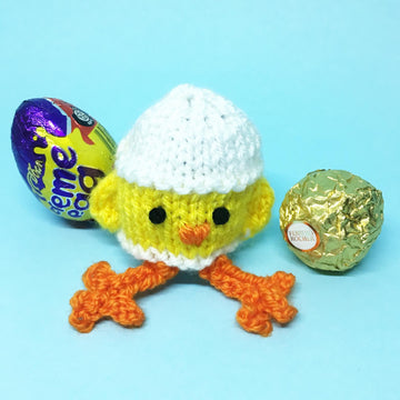Easter chick, smartie, cream egg chocolate orange