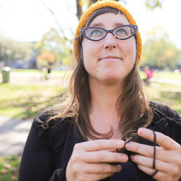 The Teach-Your-Friend-How-To-Knit-A-Hat Hat