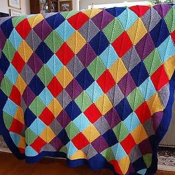 Sweet Faux Hawk Baby Blanket