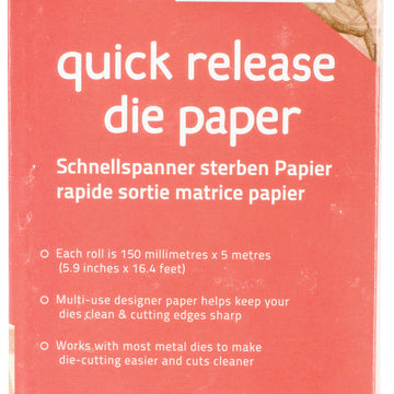 Artdeco Creations Couture Creations Quick Release Die Paper Twin Pack - 5.9"X16.4' Each