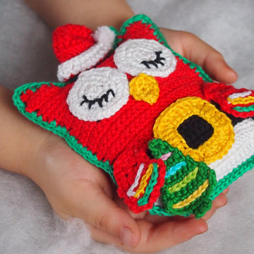 Owl Santa Claus