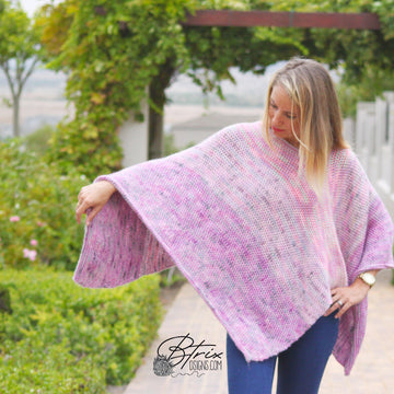 Tunisian Square Poncho