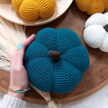 Modern Crochet Pumpkins