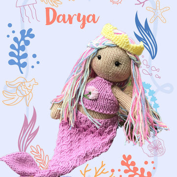 Knitting Mermaid. Dion The Princess Sea