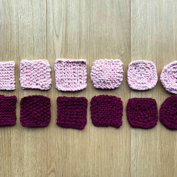 Six Ways Knit Face Scrubbies