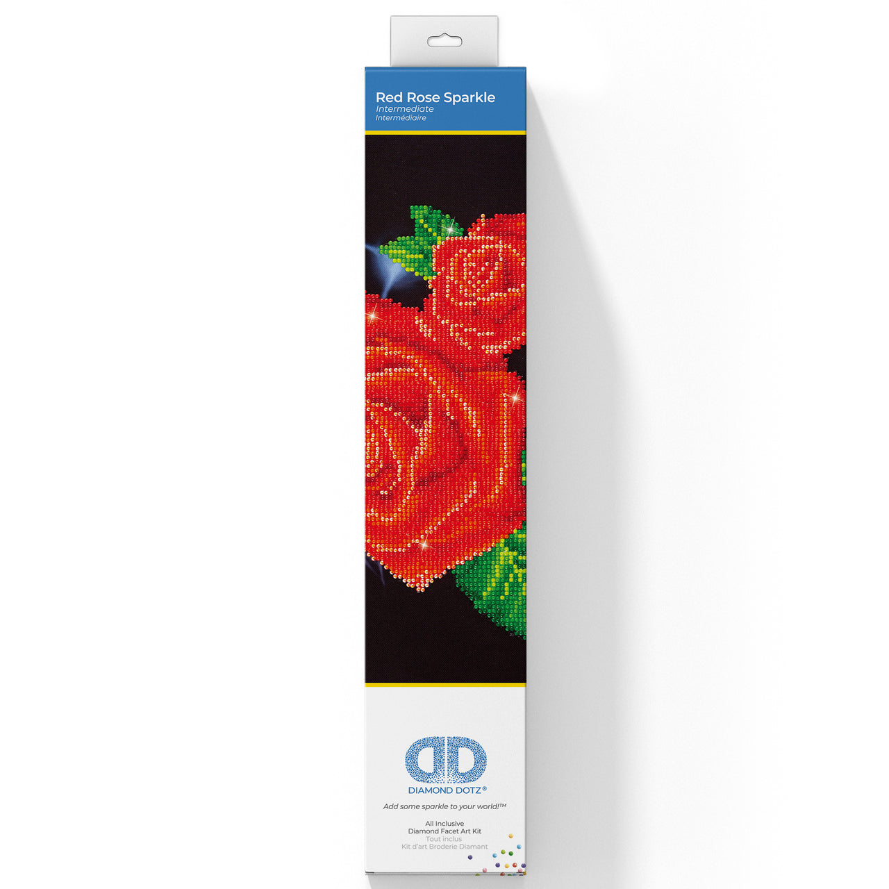 Diamond Dotz Red Rose Sparkle Diamond Painting Kit