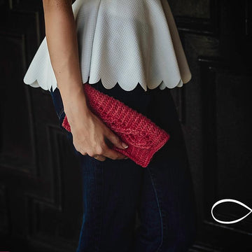 Aisling Infinity Crochet Clutch