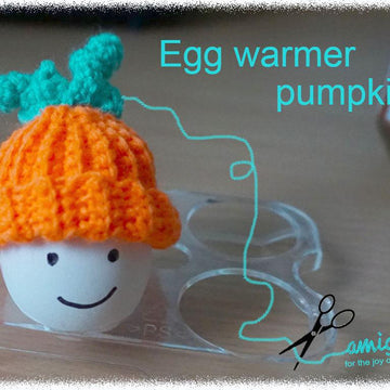 Crochet pattern egg warmer pumpkin