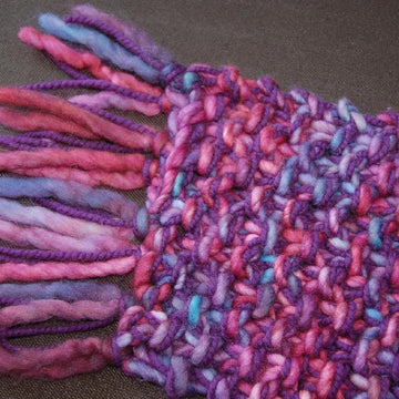 Chunky Seed Stitch Scarf