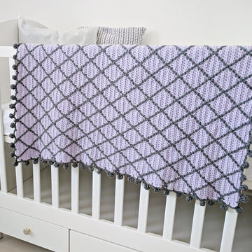 Half Double Diamond Blanket