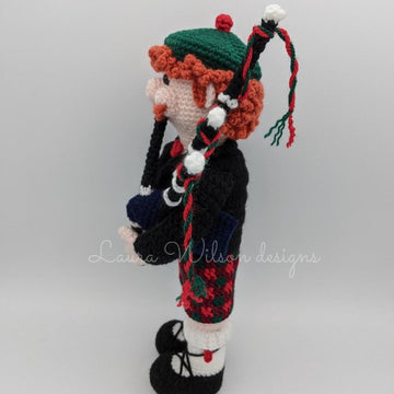 Bruce the bagpipe player