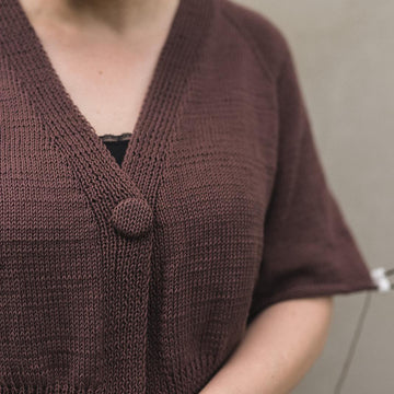 One buttoned cardigan