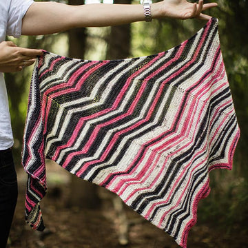Stripe it Away Shawl
