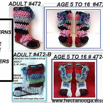 472 Flip Flop Boot style Indoor/Outdoor slippers