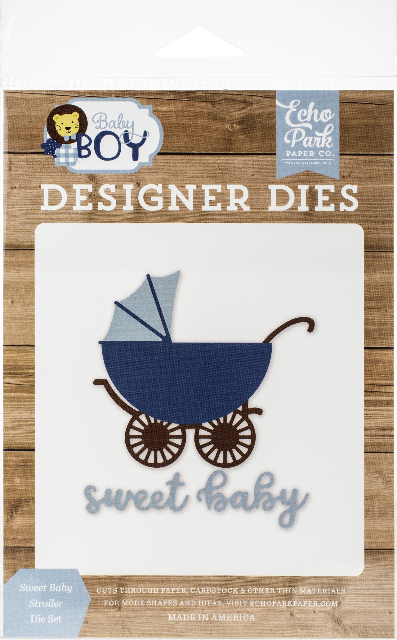 Echo Park Paper Echo Park Dies - Sweet Baby Stroller, Baby Boy