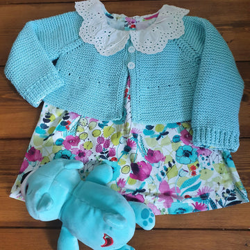 Cardigan in Stylecraft Naturals bamboo+cotton