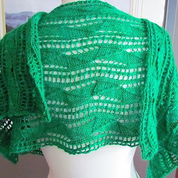 Faceted Lace Wrap and Scarf