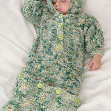 All In One and Sleeping Bag Nightwears in Sirdar Snuggly Snowflake Chunky - 4465 - Downloadable PDF