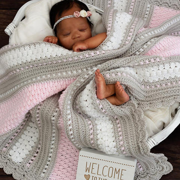 Parfait Vintage-Style Baby Blanket