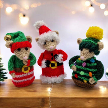 Christmas Mouse Shelf Sitter Bauble
