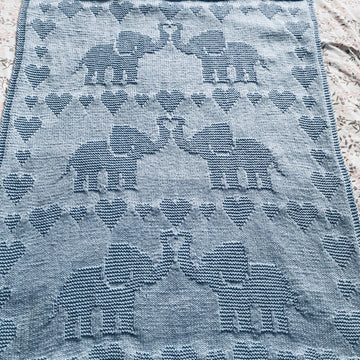 Loved up Elephants Blanket