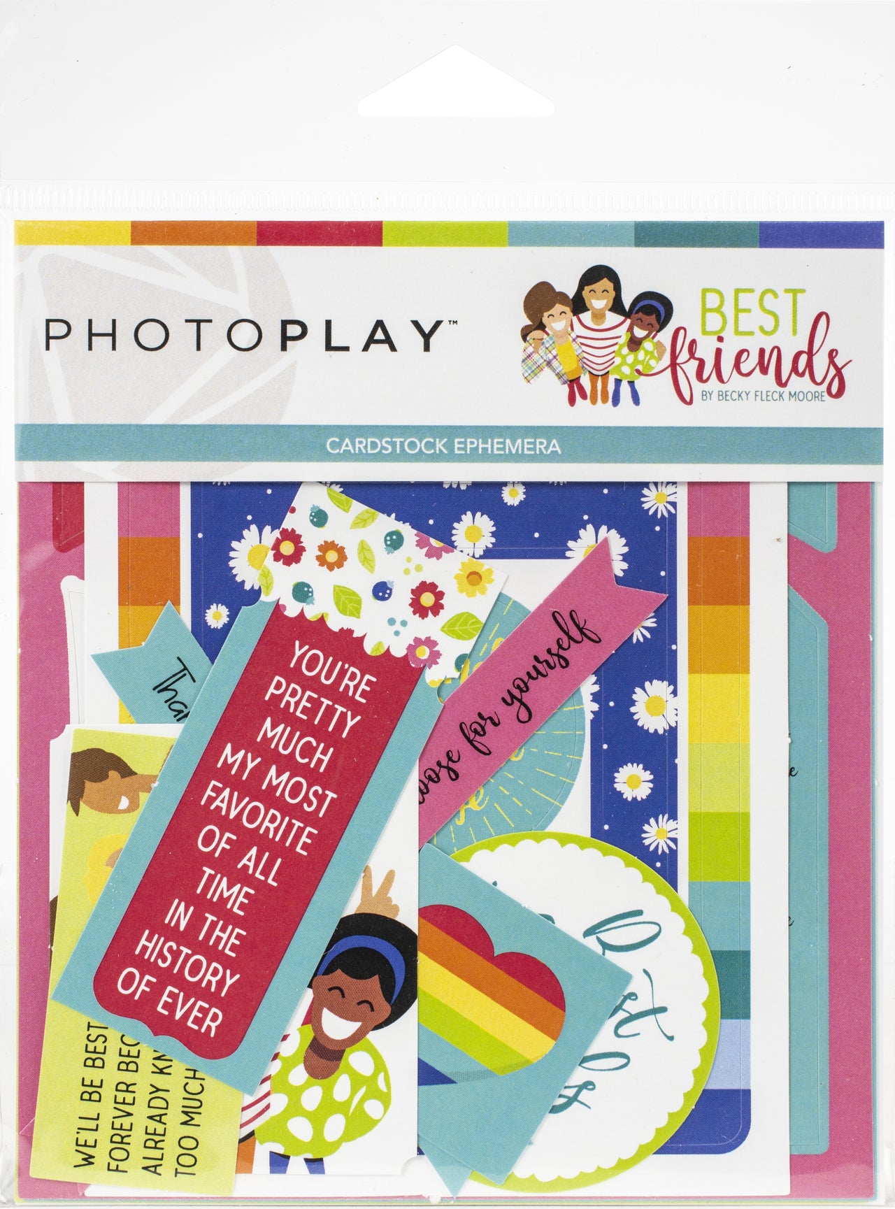 Photoplay Paper Best Friends Ephemera Cardstock Die-Cuts - 606281