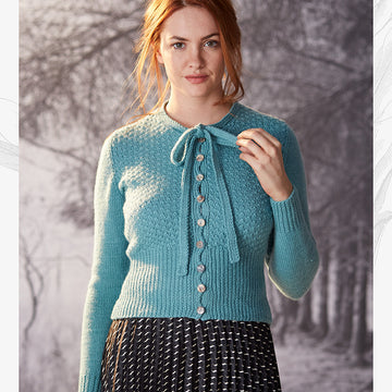 "Tessa Cardigan" - Cardigan Knitting Pattern For Women in Willow and Lark Nest