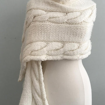 Ariel Cable Wrap Shawl