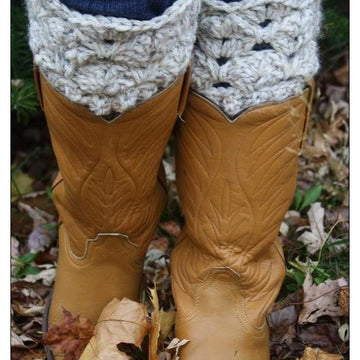 Crochet Sea Shells Boot Cuff Pattern An Easy Designer Legwarmer