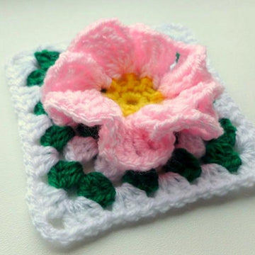 Flower in granny square (2)