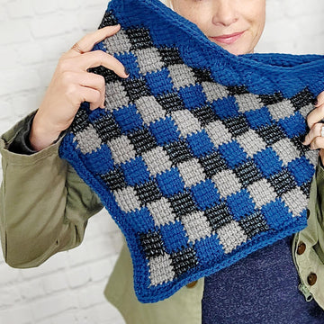 Entrelac Bandana