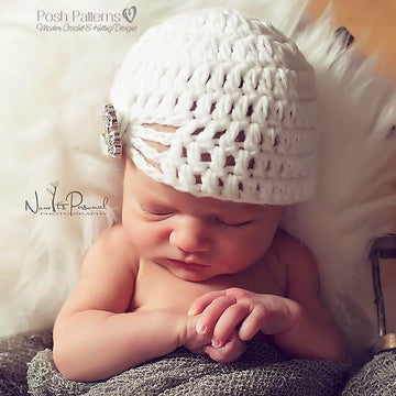 Crochet Fancy Baby Beanie Crochet Pattern PDF 240