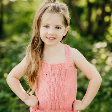 Girl's Lace Sweater Tank