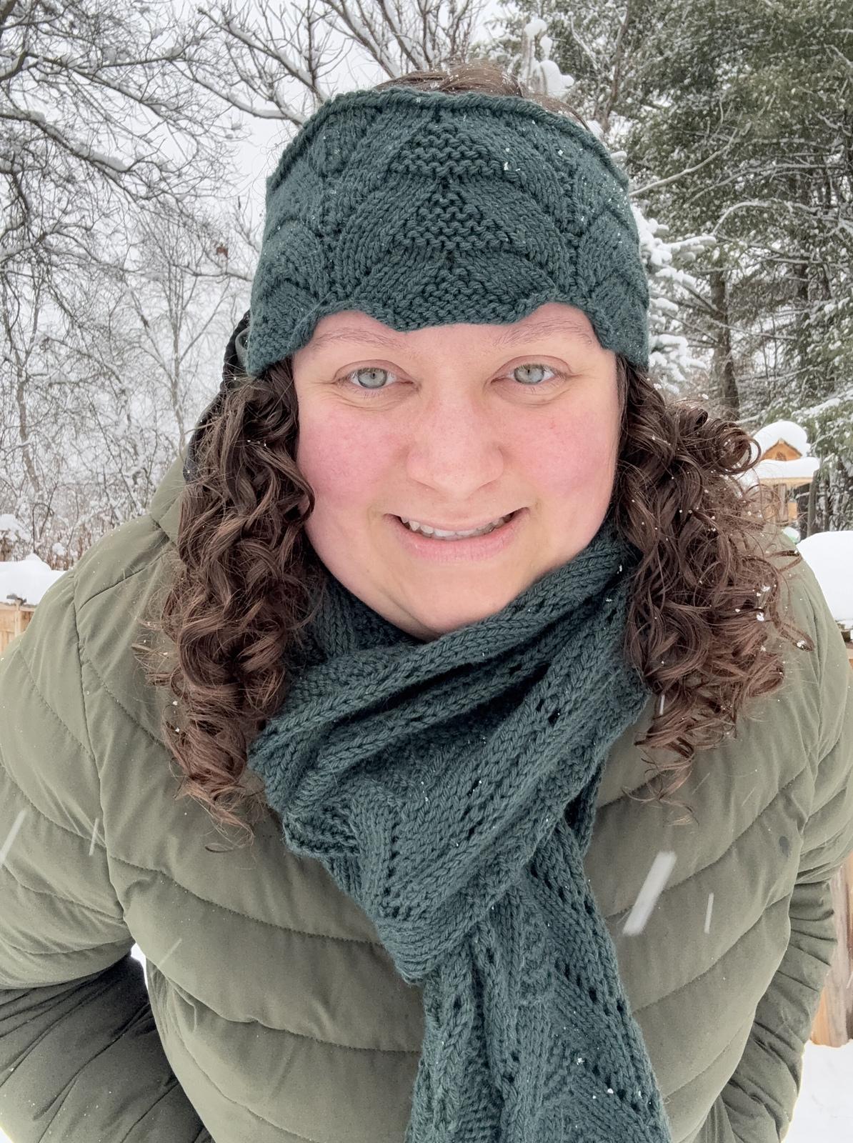 Muskoka Pine Scarf & Headband