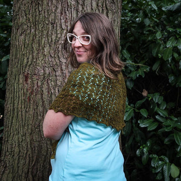 Mossy Bark Shawlette