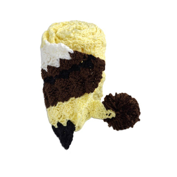 Yellow Brown Scarf C2C