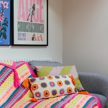 Disco Diva Blanket and Cushion Pattern