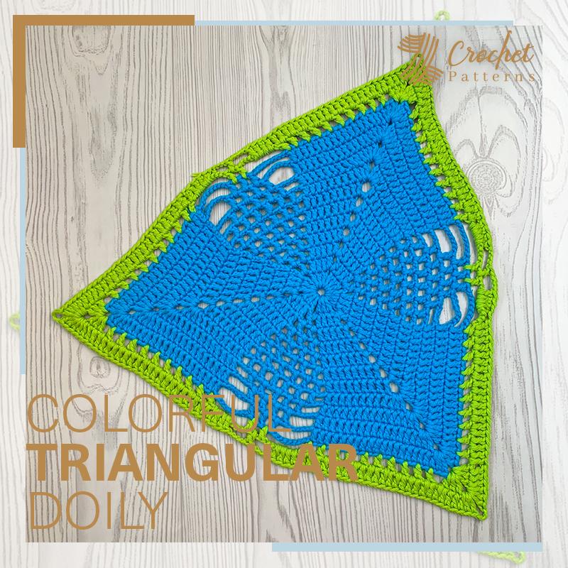 Colorful Triangular Doily