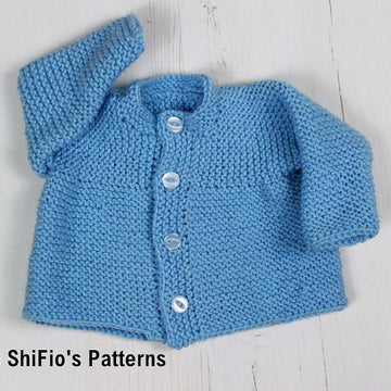Knitting Pattern baby cardigan #336