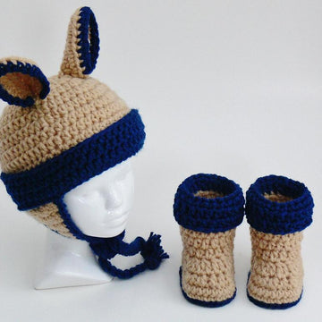 Baby Hat - Booties - Ears and Ear Flaps