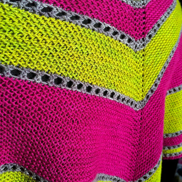 The Spaces in Between - May 2014 Mystery Shawl KAL