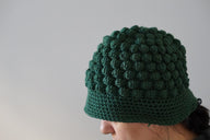 Bobble stitch bucket hat