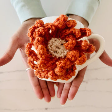 Amber Bloom Cup Cozy