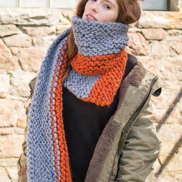Dai Scarf in Berroco Macro - 378-2 - Downloadable PDF