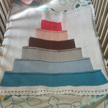 Colourful Blocks Baby Blanket