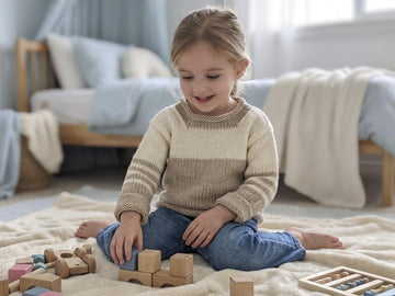 Sentro knitting machine baby sweater