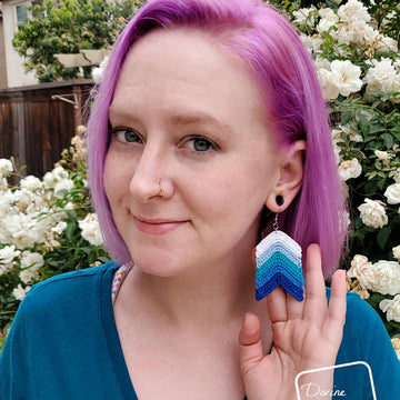 Rainbow Arrow Earrings