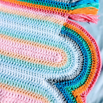Rainbow Reflection Blanket